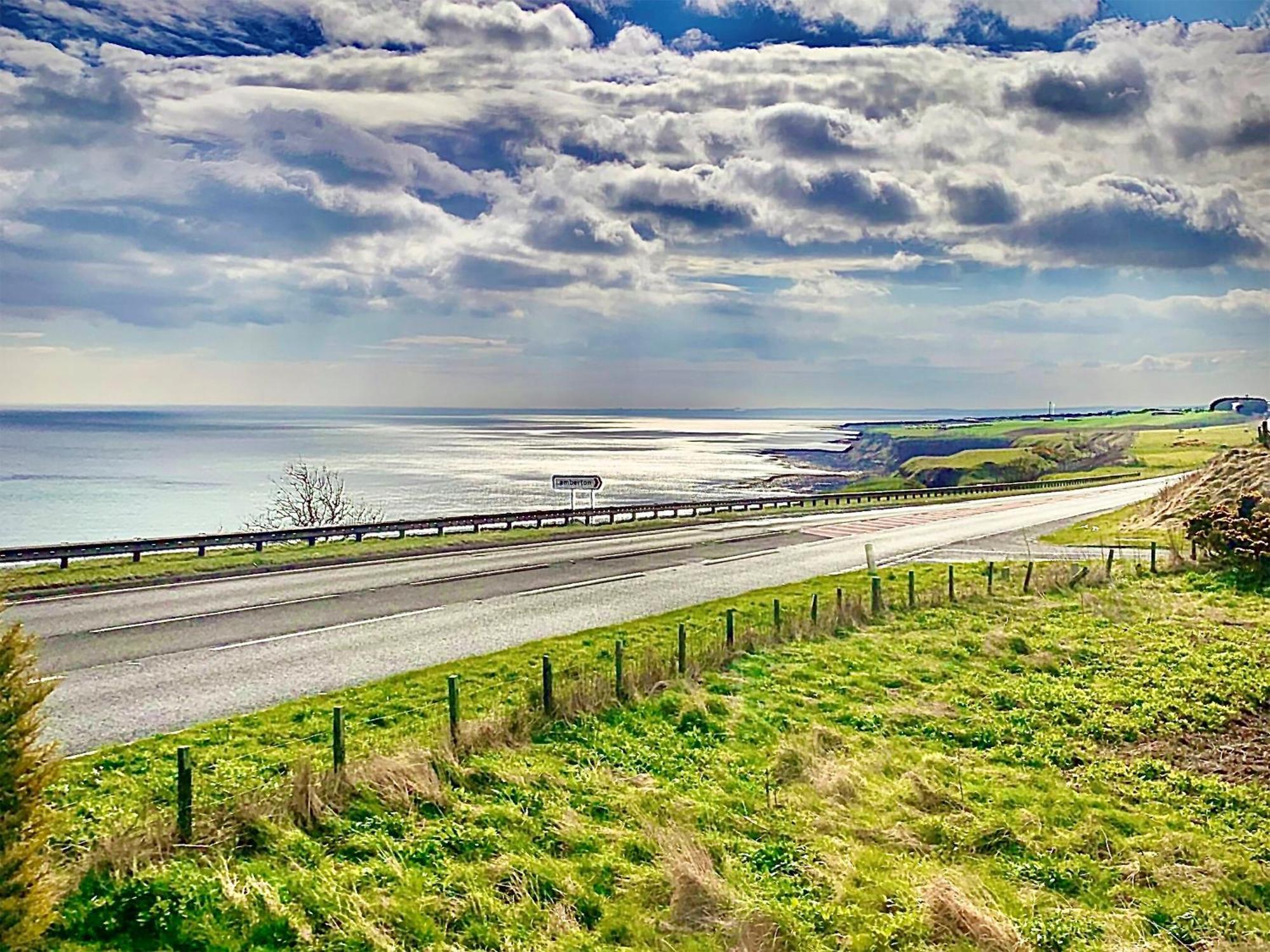 فيلا Sea View At Lamberton Burnmouth المظهر الخارجي الصورة
